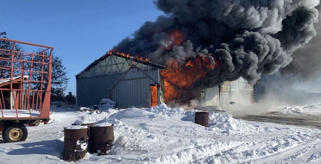 2021-02-07 sparta garage fire 2021 02 07 sparta garage fire - Winona Journal