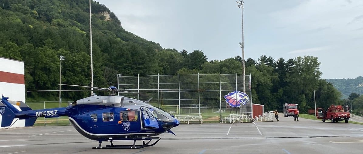 2021-08-07 alma med-evac copter 2021 08 07 alma med evac copter - Winona Journal