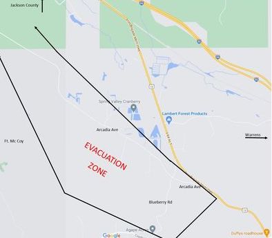 2023-04-15 lake wyman fire evac zine map 2023 04 15 lake wyman fire evac zine map 1 - Winona Journal