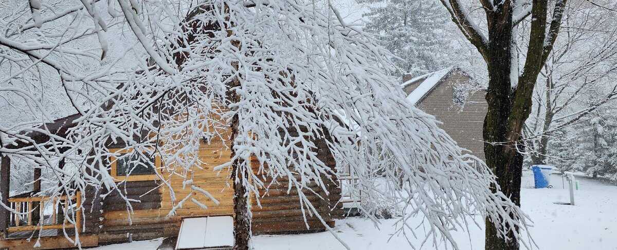 2023-04-17 snow on cabin 2023 04 17 snow on cabin scaled - Winona Journal