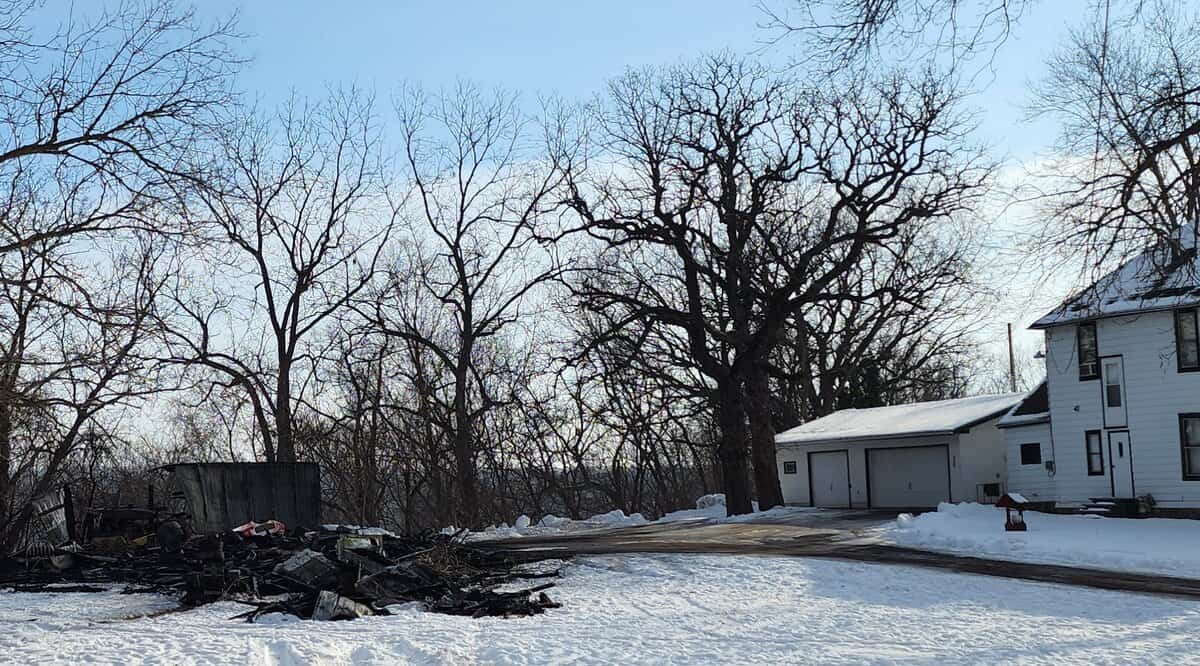 2023=01 barn fire Denzer Road
