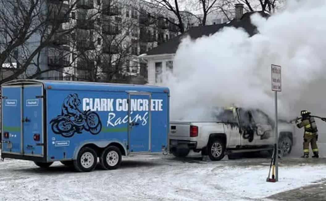 2025-02-14 RSTV pickup fire A 2025 02 14 RSTV pickup fire A - Winona Journal