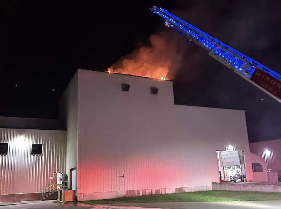 2025 07 07 core plastics factory fire - Winona Journal