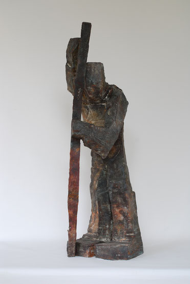 AUER Wolfgang figure and staff