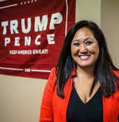 CARNAHAN Jennider w trump poster CARNAHAN Jennider w trump poster - Winona Journal