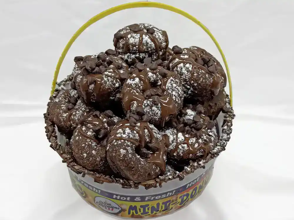 FAIR triple chocolate mini donuts - Winona Journal