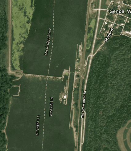 GENOA dam map - Winona Journal
