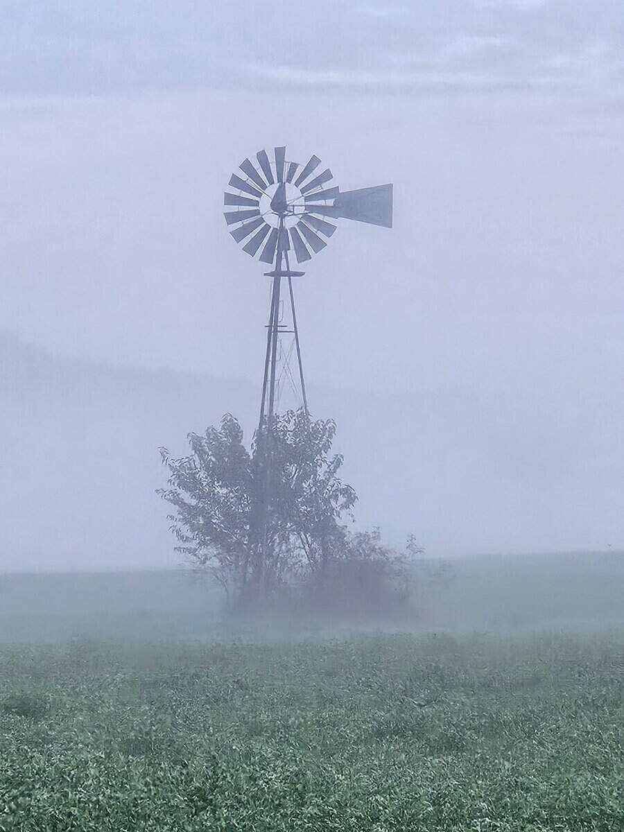 HOUSTON fog and wjndmill - Winona Journal