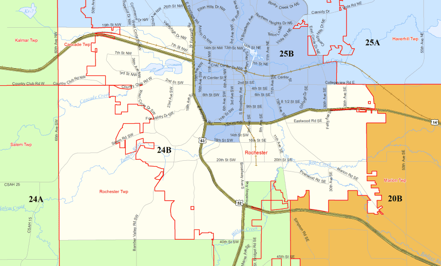 MN house dist 240b 2020 map