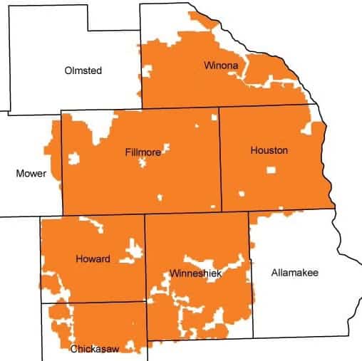 MiEnergy servce area MiEnergy servce area 2 - Winona Journal
