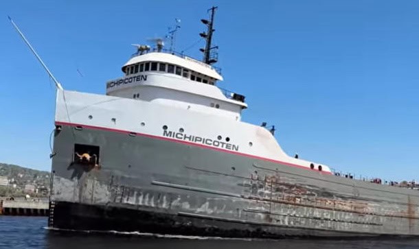 Michipicoten ore carrier hull damage - Winona Journal