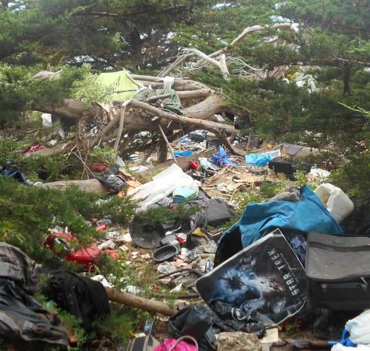 RST homeless debris camp RST homeless debris camp - Winona Journal