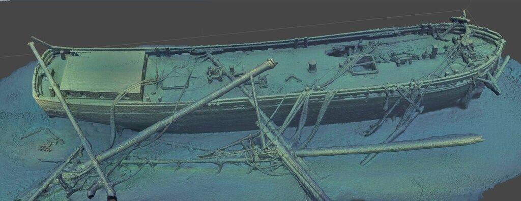 SCHOONER trinidada lake bottom MICH SCHOONER trinidada lake bottom MICH - Winona Journal