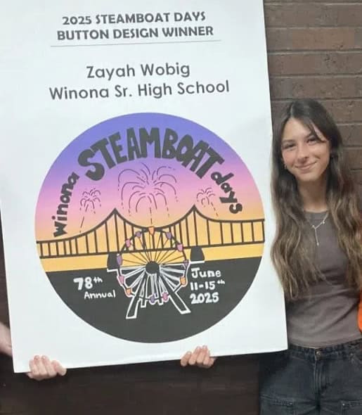 STEAMBOAT DAYS button - Winona Journal