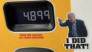 TRUMP gas price sgtckers A