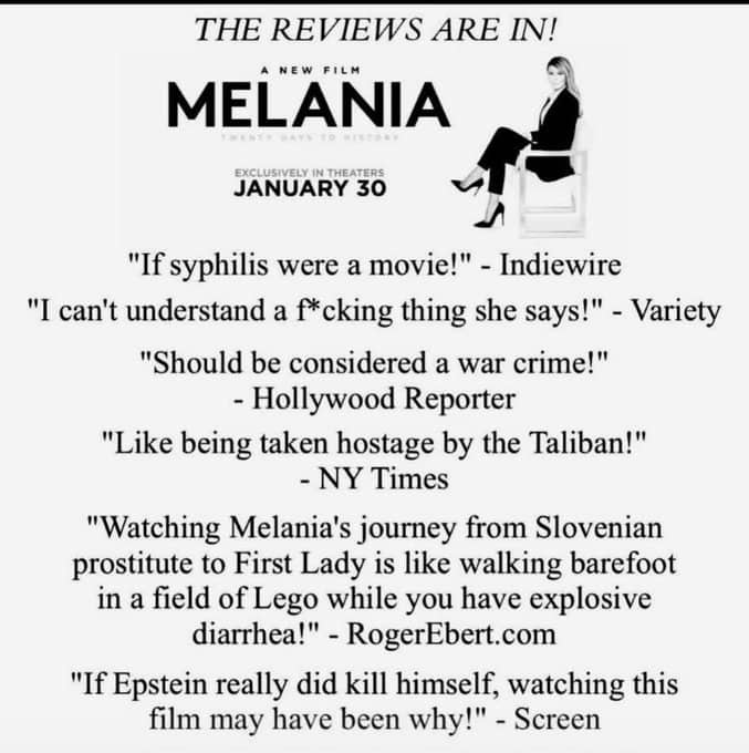 TRUMP melania reviews C
