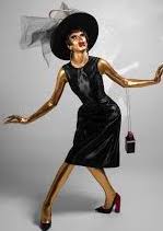 UTICA QUEEN lil black dress 6-1