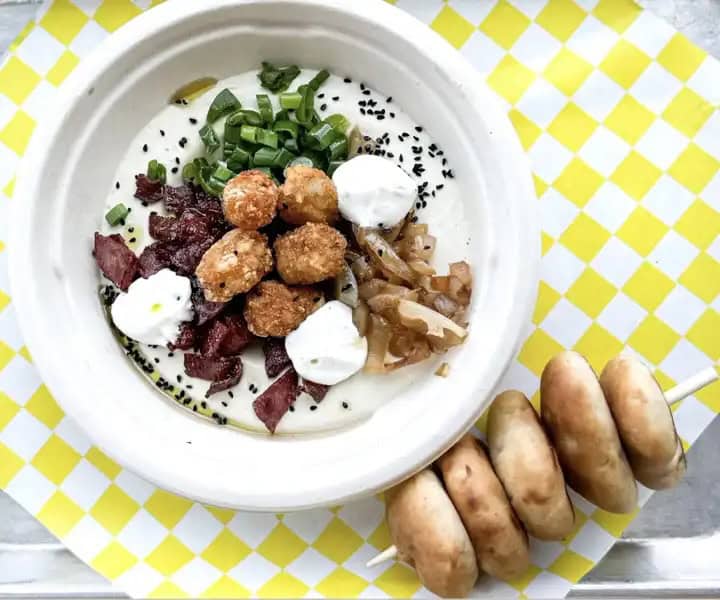 blazzig greek bytes at dino’s gyros