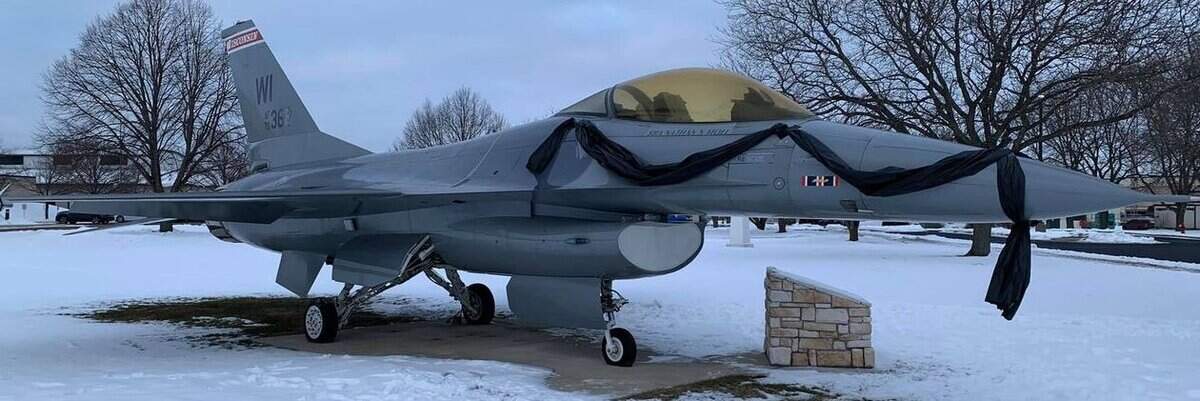 f16 truax draped in black f16 truax draped in black - Winona Journal