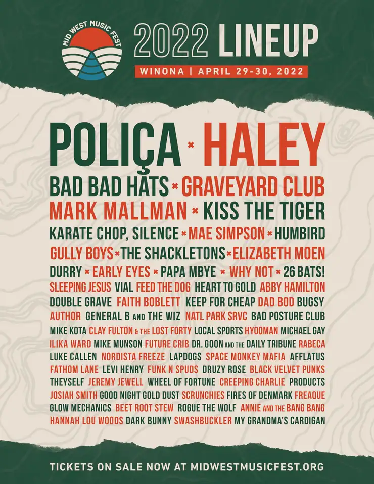 mid west music fest poster 2022 mid west music fest poster 2022 - Winona Journal