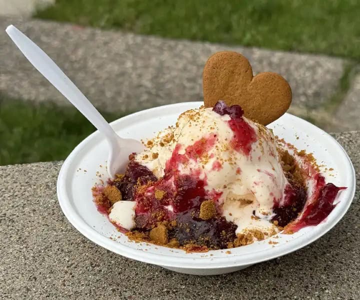 swedish ice cream sundae